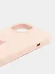 Кремовый чехол Silicone Case для iPhone 13 / 13 Pro / 13 Pro Max с открытым низом
