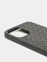 Чехол Apple iPhone 11, 11 Pro, 12 mini, 12, 12 Pro, 12 Pro Max плетеный силиконовый