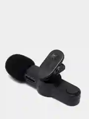 Черный микрофон петличный беспроводной, петличка для iPhone и Android, USB Type-C