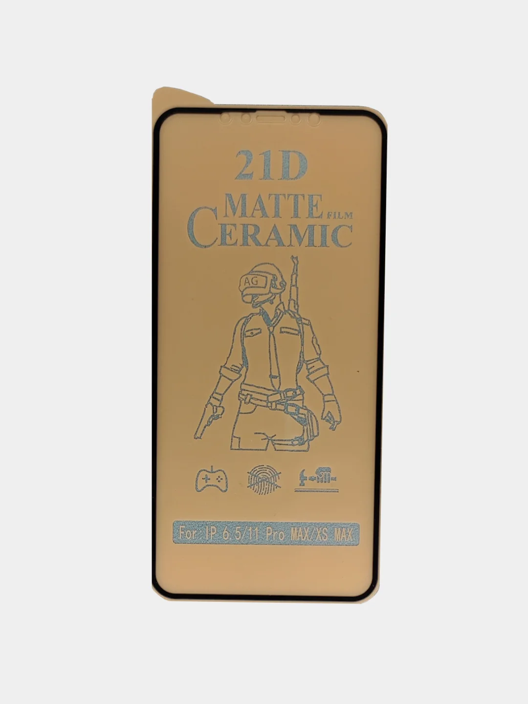 Защитное стекло Ceramic на iPhone XS Max, 11 Pro Max, матовое, гибкое
