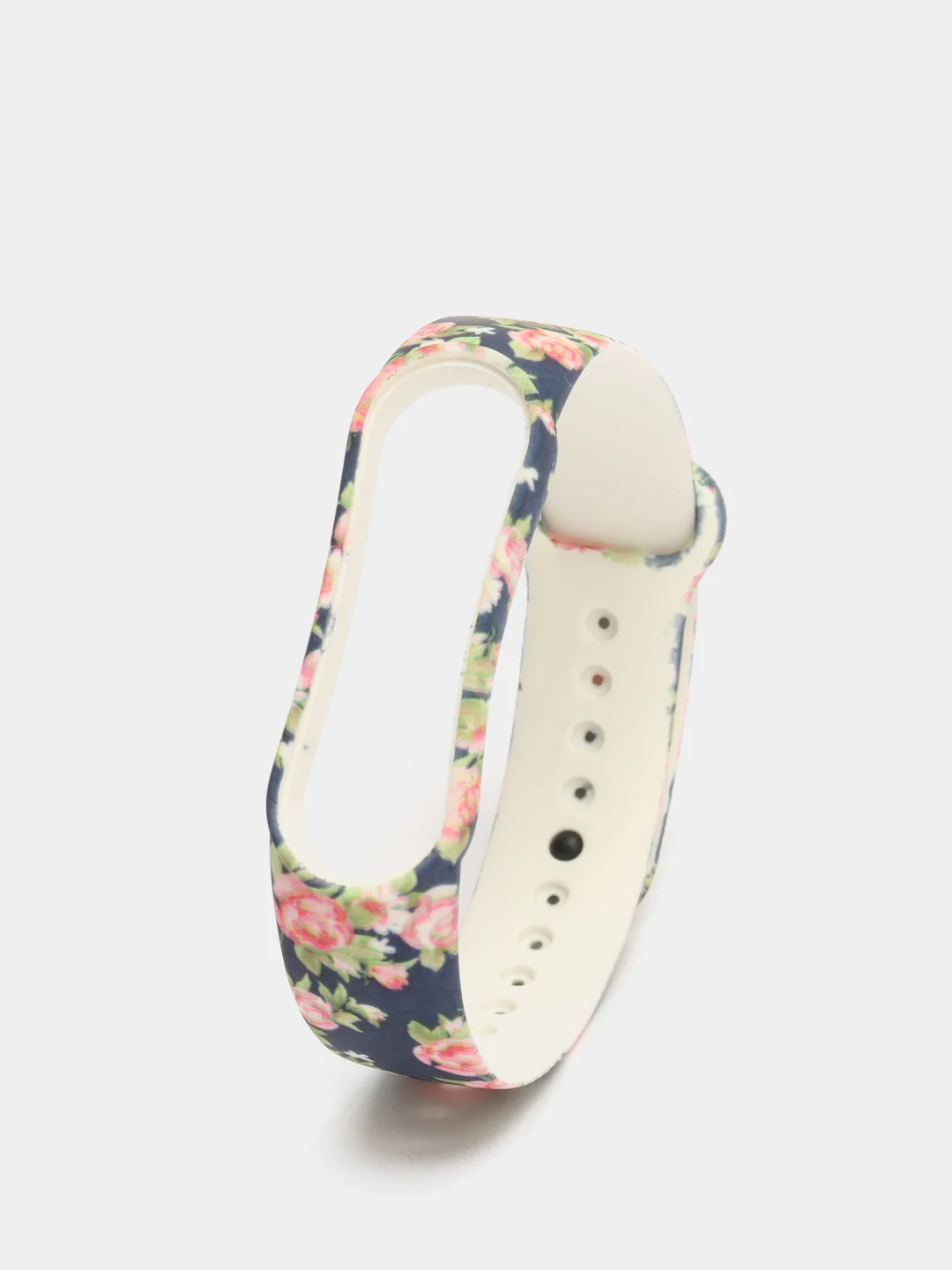 Синий меланж ремешки для Xiaomi Mi Band 5 с рисунком