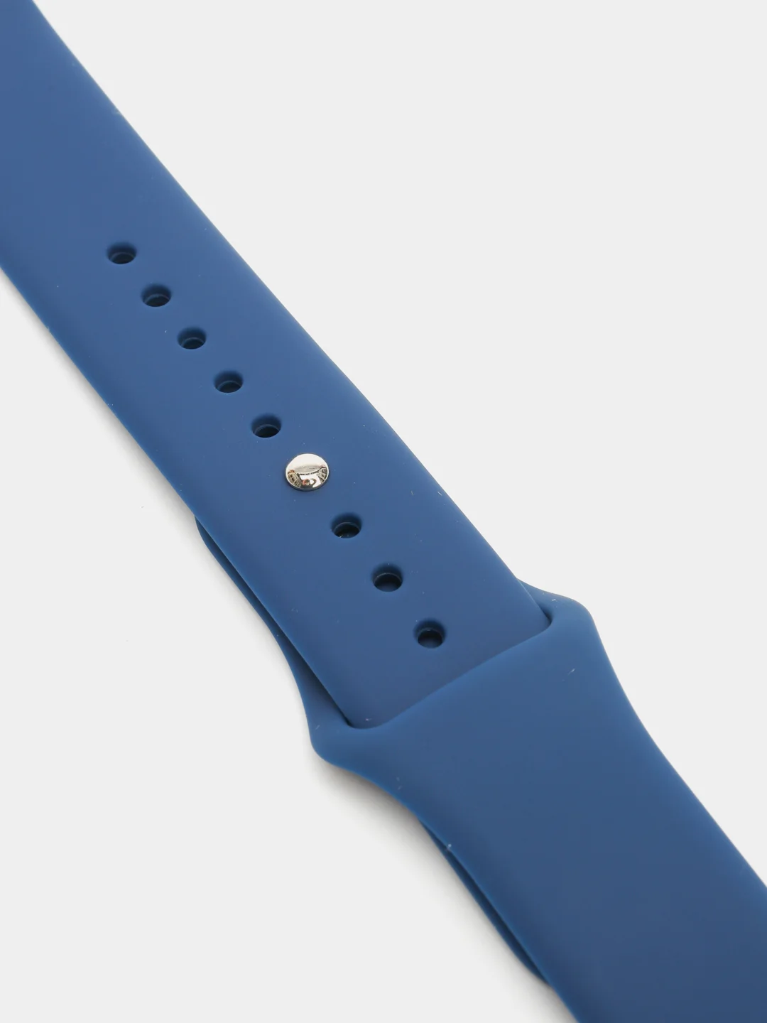 Темно-синий силиконовый ремешок с кнопкой для Xiaomi Amazfit Bip / Samsung / Huawei, 20 мм