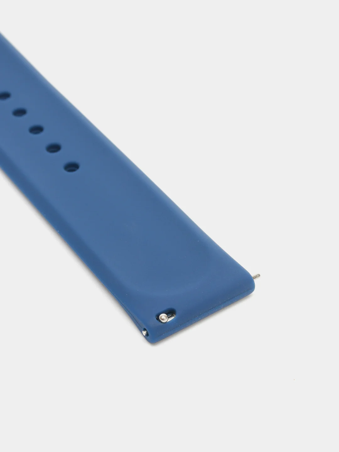 Темно-синий силиконовый ремешок с кнопкой для Xiaomi Amazfit Bip / Samsung / Huawei, 20 мм