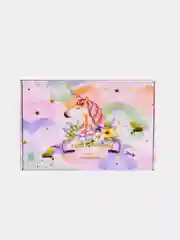 Кораллово-розовый картонная подарочная складная коробка, 3 размера