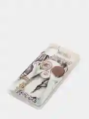 Бежевый чехол Samsung Galaxy A41 (Самсунг Галакси А41) чехол силиконовый с рисунком