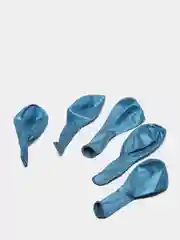 Синий воздушные шары "Хром"