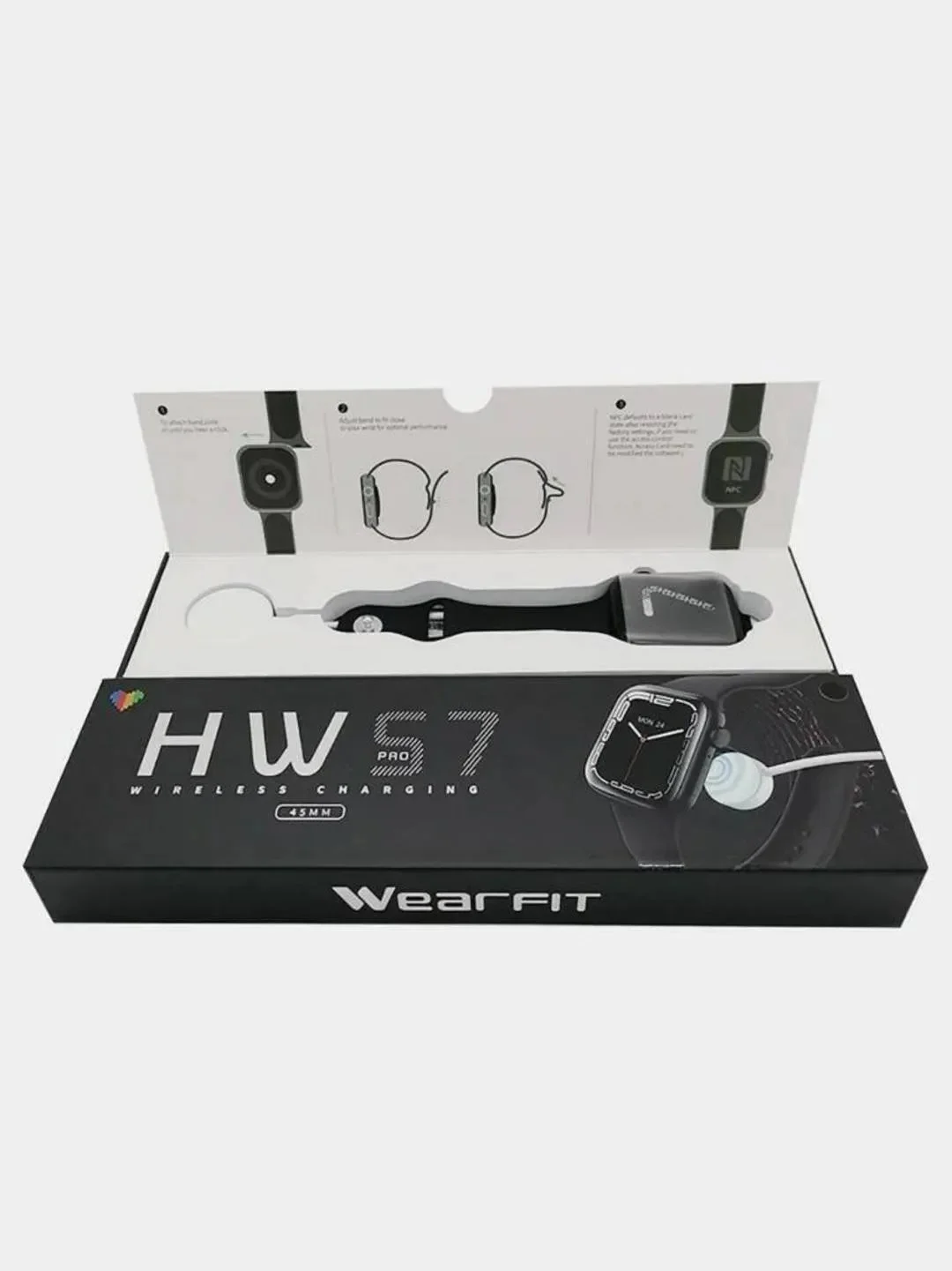 Белый фитнес часы HW57, Smart Watch series 7