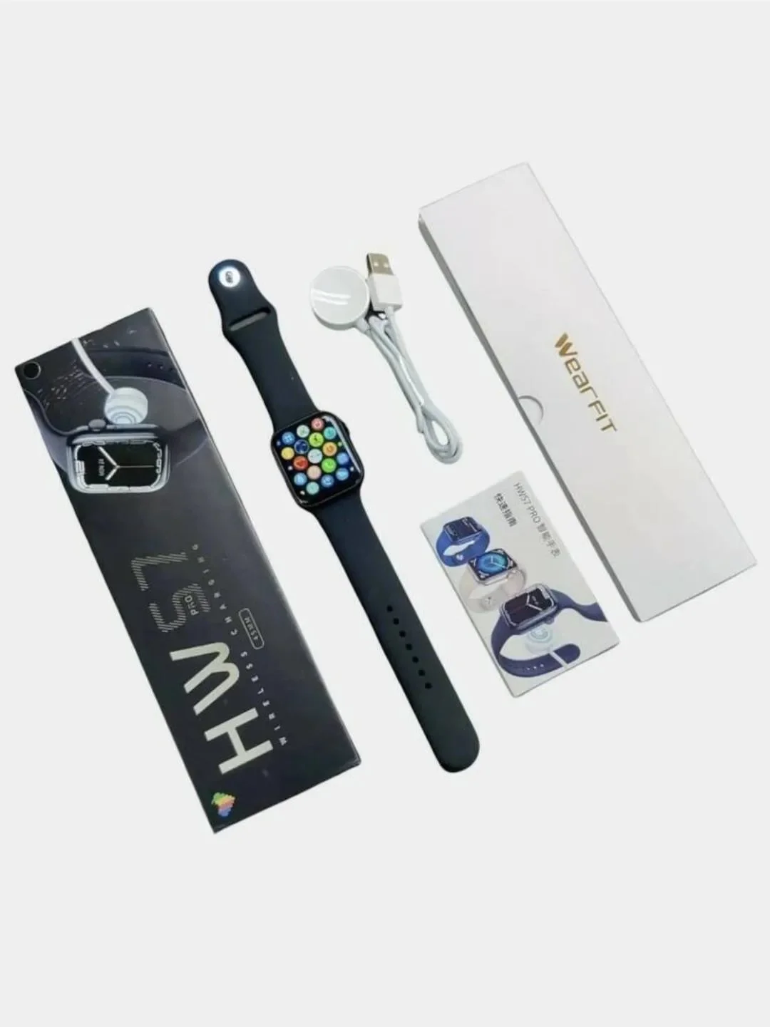Белый фитнес часы HW57, Smart Watch series 7