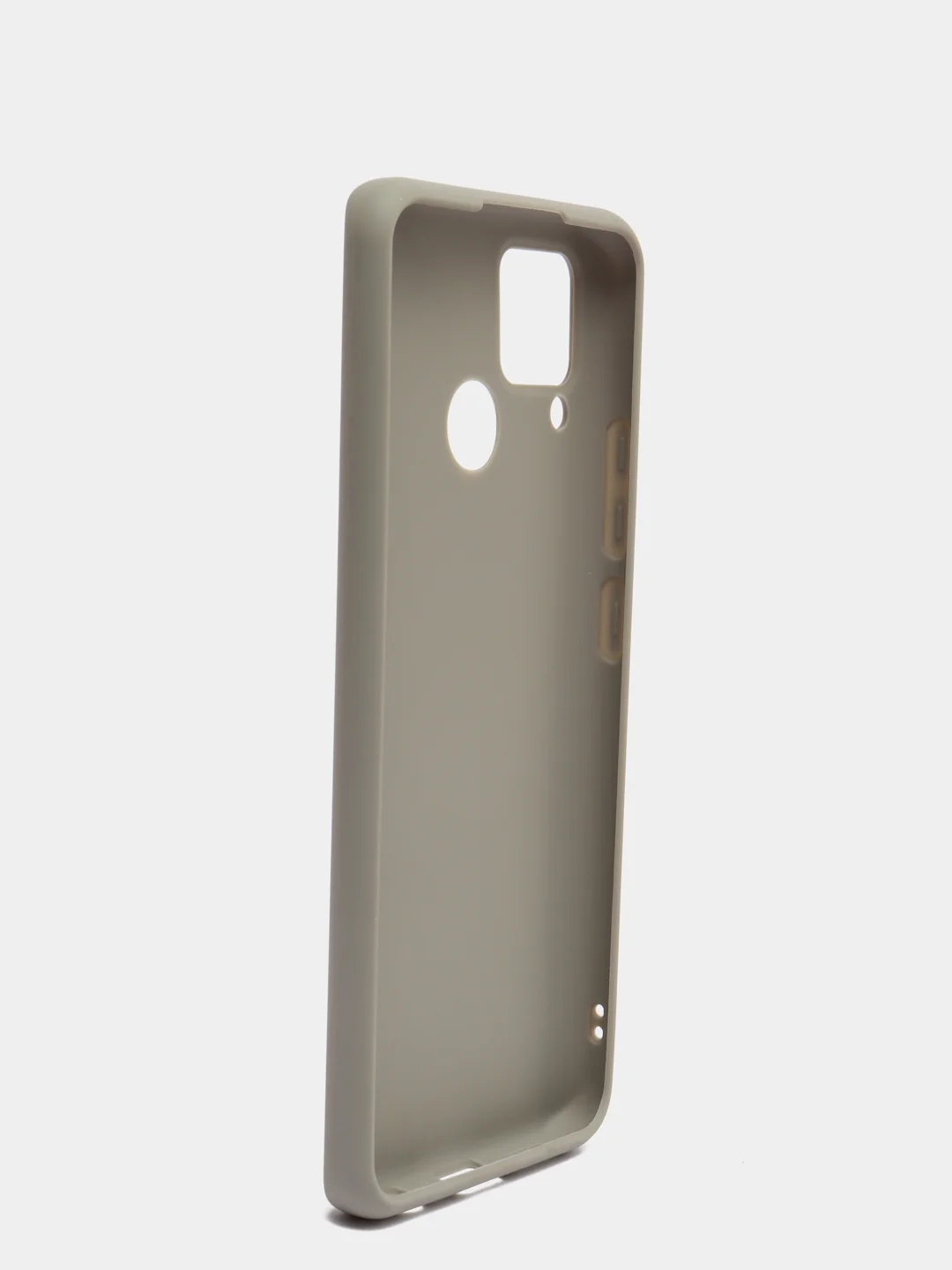 Серый чехол для Realme C15 силиконовый