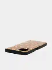 Золотой чехол Huawei P40 Lite (Хуавей П40 Лайт) силиконовый, имитация змеиной кожи
