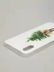 Белый новогодний чехол Xiaomi Redmi 9A, Сяоми Редми 9А с рисунком "Новый Год", 6 видов