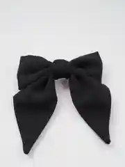 Розовый бант для волос на заколке