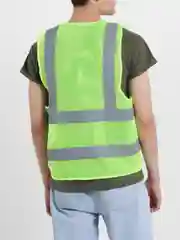 Жилет сигнальный TORSO, светоотражающий, салатовый, 3 класс, размер 2XL