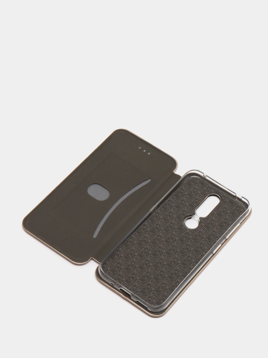 Золотой чехол-книжка для Nokia 3.2 / 4.2 / 2.3 / 3.1 / 7.1