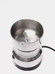 Серебряный кофемолка электрическая - металлическая мельница для кофе