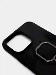 Черный чехол противоударный с кольцом-держателем на Apple iPhone 13 Pro (Айфон 13 Про)