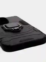 Черный чехол противоударный с кольцом-держателем на Apple iPhone 13 Pro (Айфон 13 Про)
