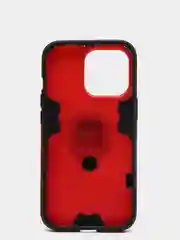 Красный чехол противоударный с кольцом-держателем на Apple iPhone 13 Pro (Айфон 13 Про)