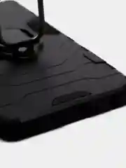 Черный чехол противоударный с кольцом-держателем на Samsung Galaxy A72 (Самсунг Галакси А72)