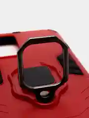 Красный чехол противоударный на Realme Narzo 50 4G и Realme 8i (Реалми Нарзо 50 и Реалми 8i)