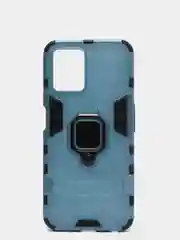 Синий меланж чехол противоударный на Realme Narzo 50 4G и Realme 8i (Реалми Нарзо 50 и Реалми 8i)