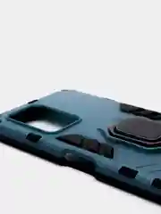 Синий меланж чехол противоударный на Realme Narzo 50 4G и Realme 8i (Реалми Нарзо 50 и Реалми 8i)