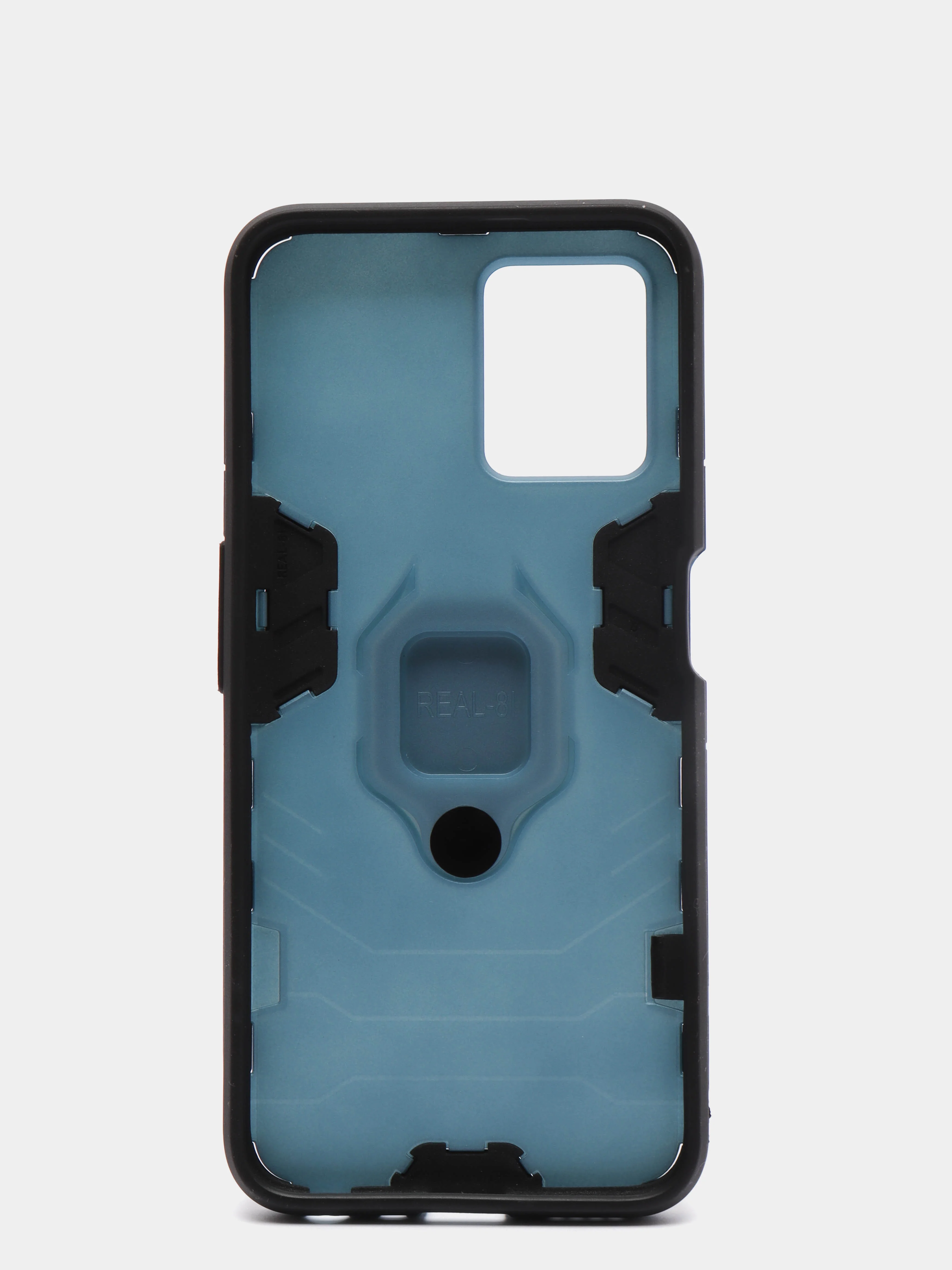 Синий меланж чехол противоударный на Realme Narzo 50 4G и Realme 8i (Реалми Нарзо 50 и Реалми 8i)
