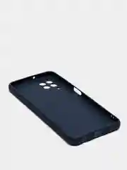 Синий чехол силиконовый матовый для Samsung A22