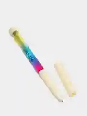 Лимонный ручка гелевая с зыбучим песком