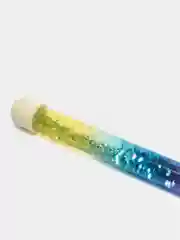 Лимонный ручка гелевая с зыбучим песком