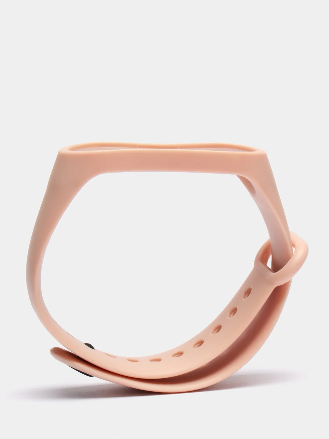 Бежевый силиконовый ремешок Xiaomi Mi Band 3, Mi Band 4 (Сяоми Ми Бэнд 3, Ми Бэнд 4)