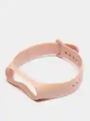 Бежевый силиконовый ремешок Xiaomi Mi Band 3, Mi Band 4 (Сяоми Ми Бэнд 3, Ми Бэнд 4)