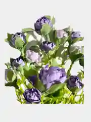 Искусственные цветы. Камелия (букет). Высота 33 см