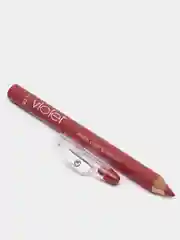Карандаш - помада для губ матовый нюдовый с точилкой Violet, нюдовые тона