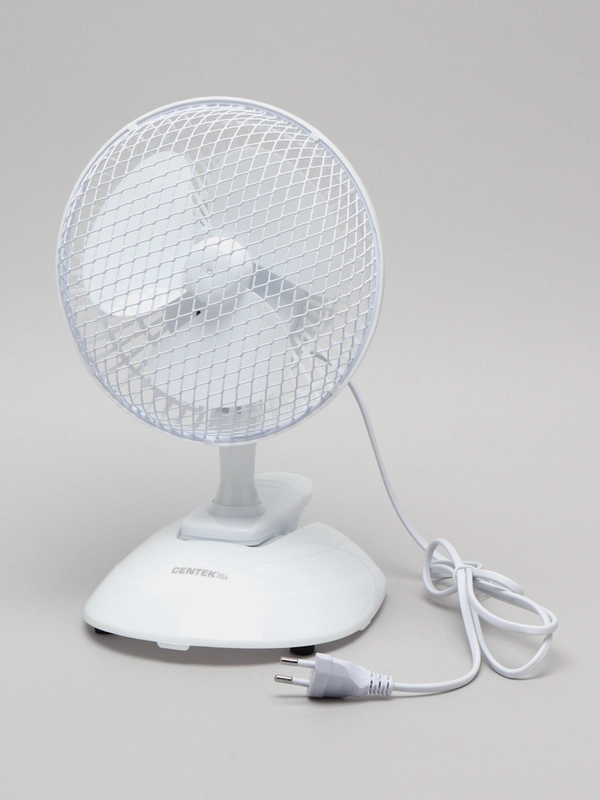 Вентилятор настольный Centek CT-5003 White, на клипсе, 20 Вт