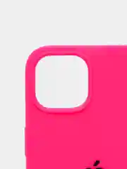 Фуксия чехол Silicone Case для iPhone 13 с закрытым низом