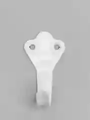 Белый крючок вешалка
