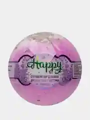 Бомбочка для ванны с травами роза кофе лаванда Happy 120г Подарок на новый год