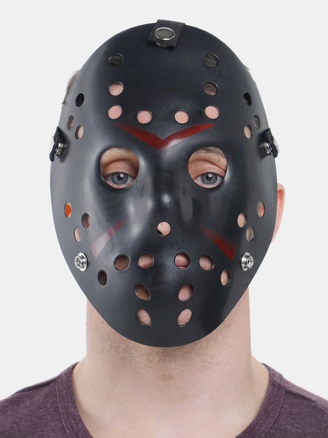 Черный маска Jason Джейсон Вурхиз убийца маньяк из фильма пятница 13/на хэллоуин/джейсона