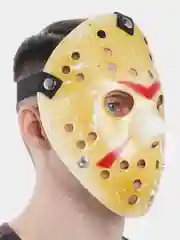 Желтый маска Jason Джейсон Вурхиз убийца маньяк из фильма пятница 13/на хэллоуин/джейсона