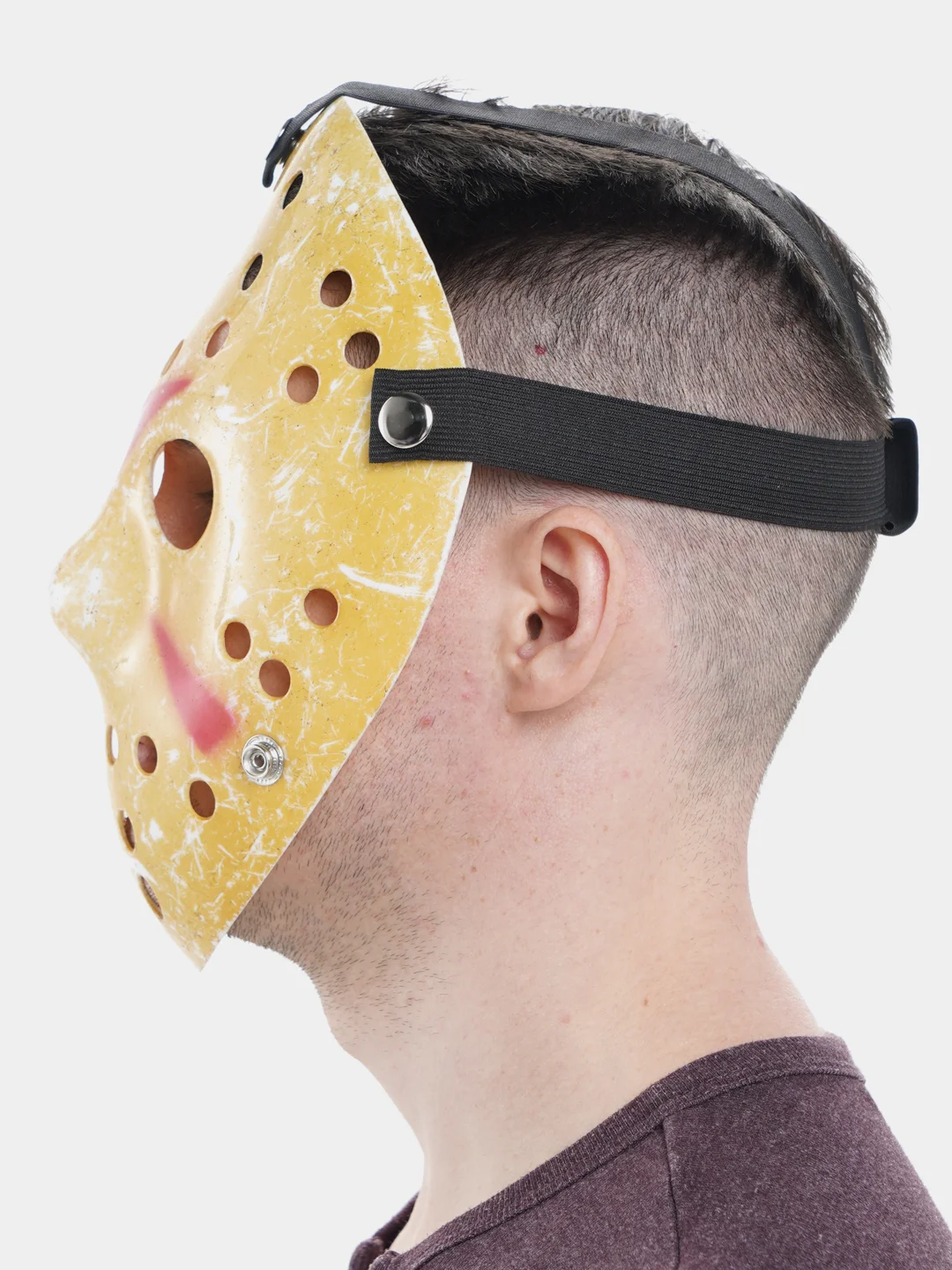 Желтый маска Jason Джейсон Вурхиз убийца маньяк из фильма пятница 13/на хэллоуин/джейсона