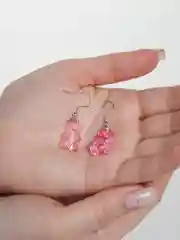 Конфетный серьги "мармеладные мишки"