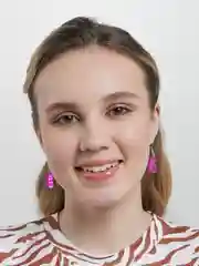 Аметистовый серьги "мармеладные мишки"