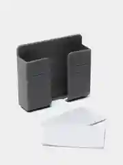 Серый настенный пластиковый держатель для телефона