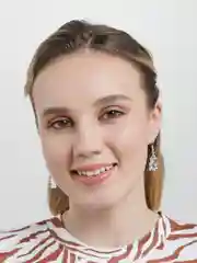 Белый серьги "мармеладные мишки"