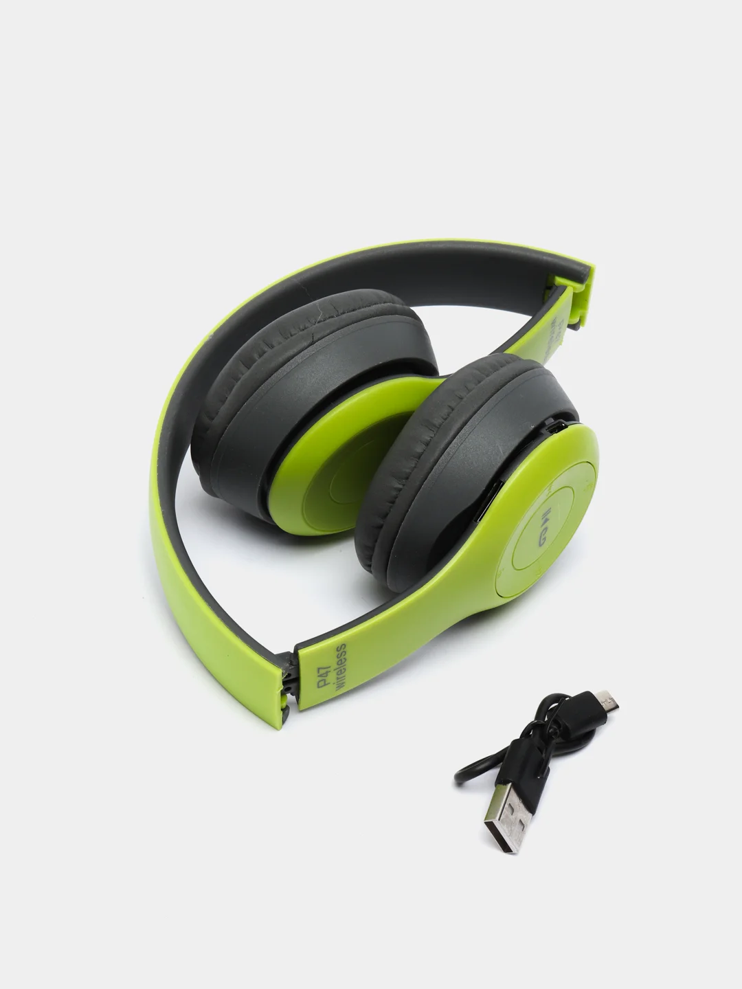 Лайм беспроводные наушники P47 Wireless Bluetooth & AUX