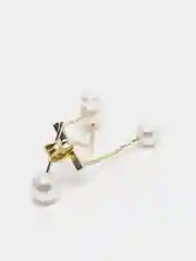 Серьги с искуственным жемчугом