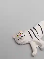 Хром магниты на холодильник тигр новогодний