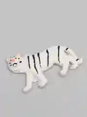 Хром магниты на холодильник тигр новогодний