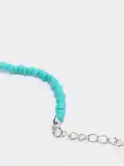 Бирюзовый чокер из бисера на шею